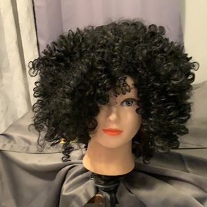Synthetic kinky wig